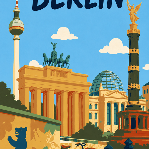 Metropolen der Welt 4er SET - Mini Malen nach Zahlen