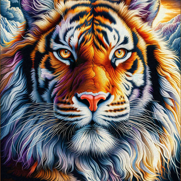 Malen nach Zahlen - Eindrucksvoller Tiger