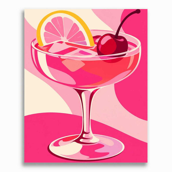 Malen nach Zahlen - Sommerträume im Glas