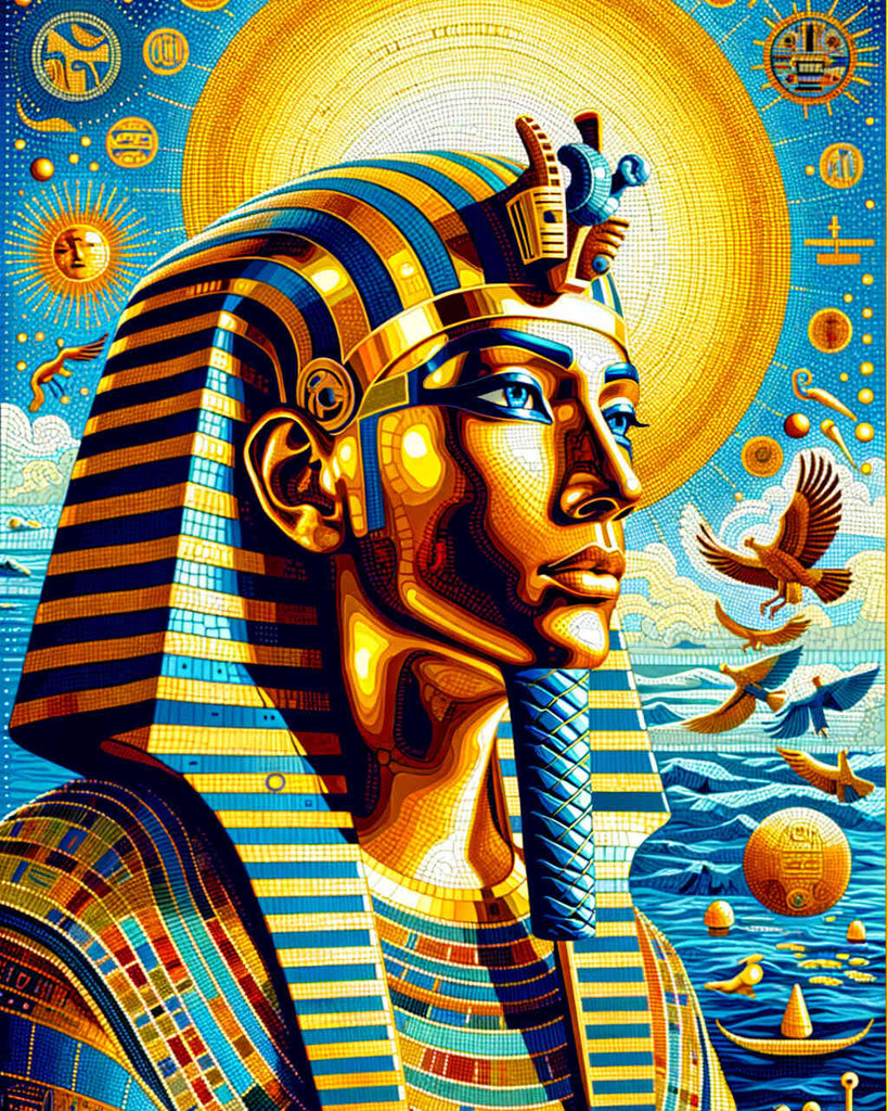 Ägypten, Pharao – Malen nach Zahlen