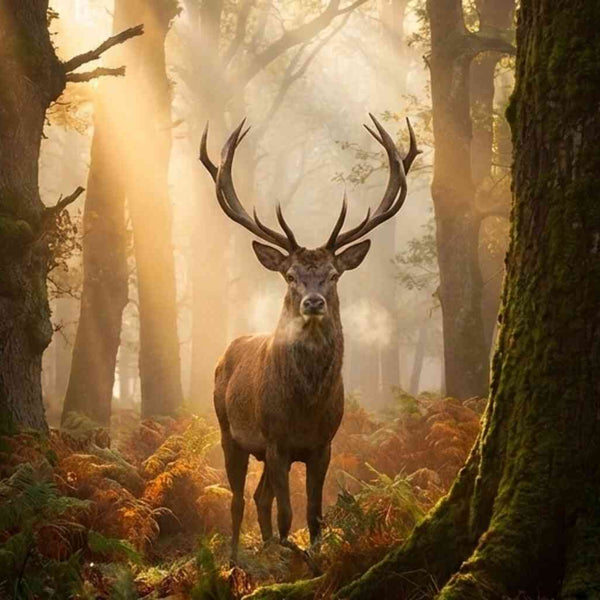 Malen nach Zahlen - Majestät des Morgens, im Lichtschein