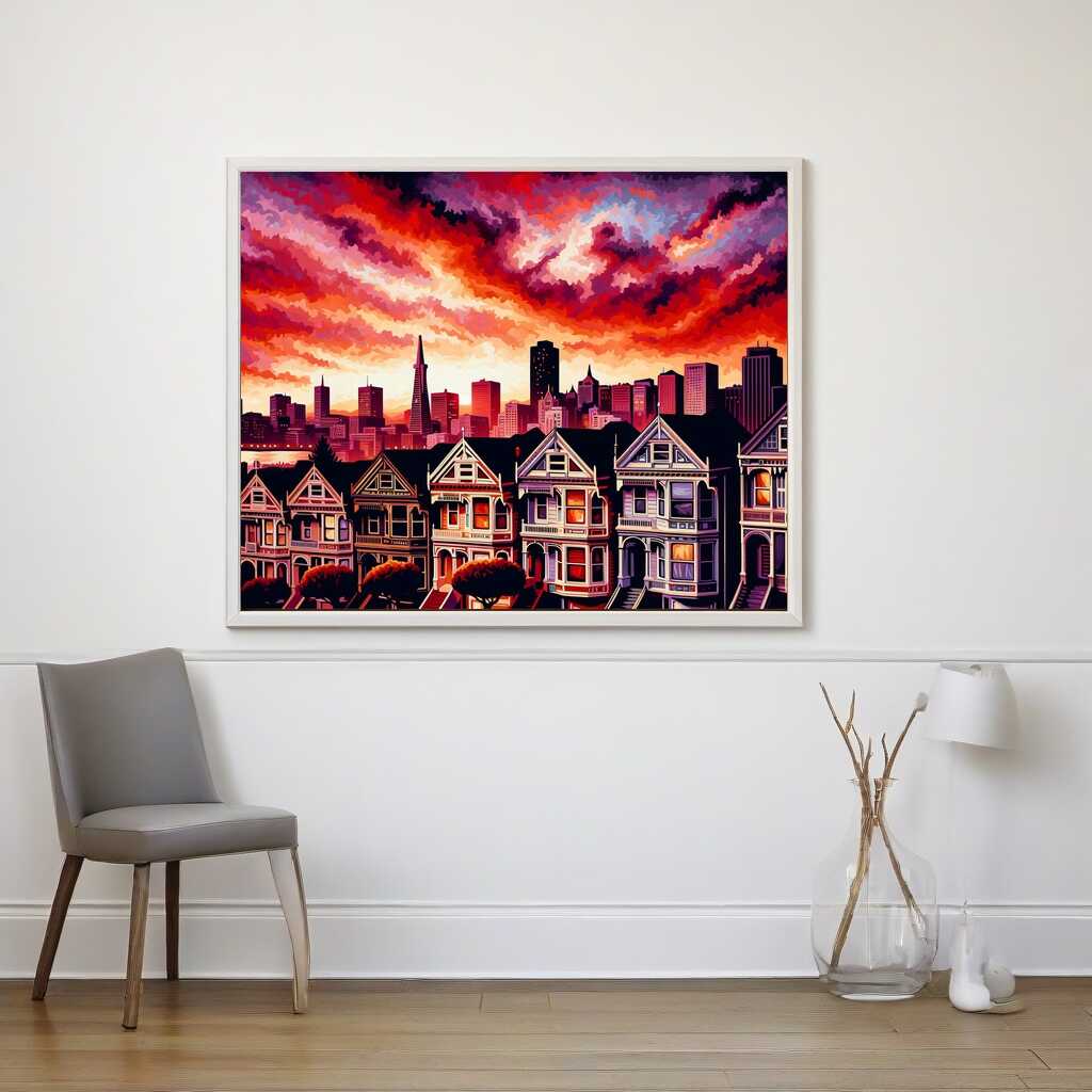 San Francisco, Kalifornien – Malen nach Zahlen