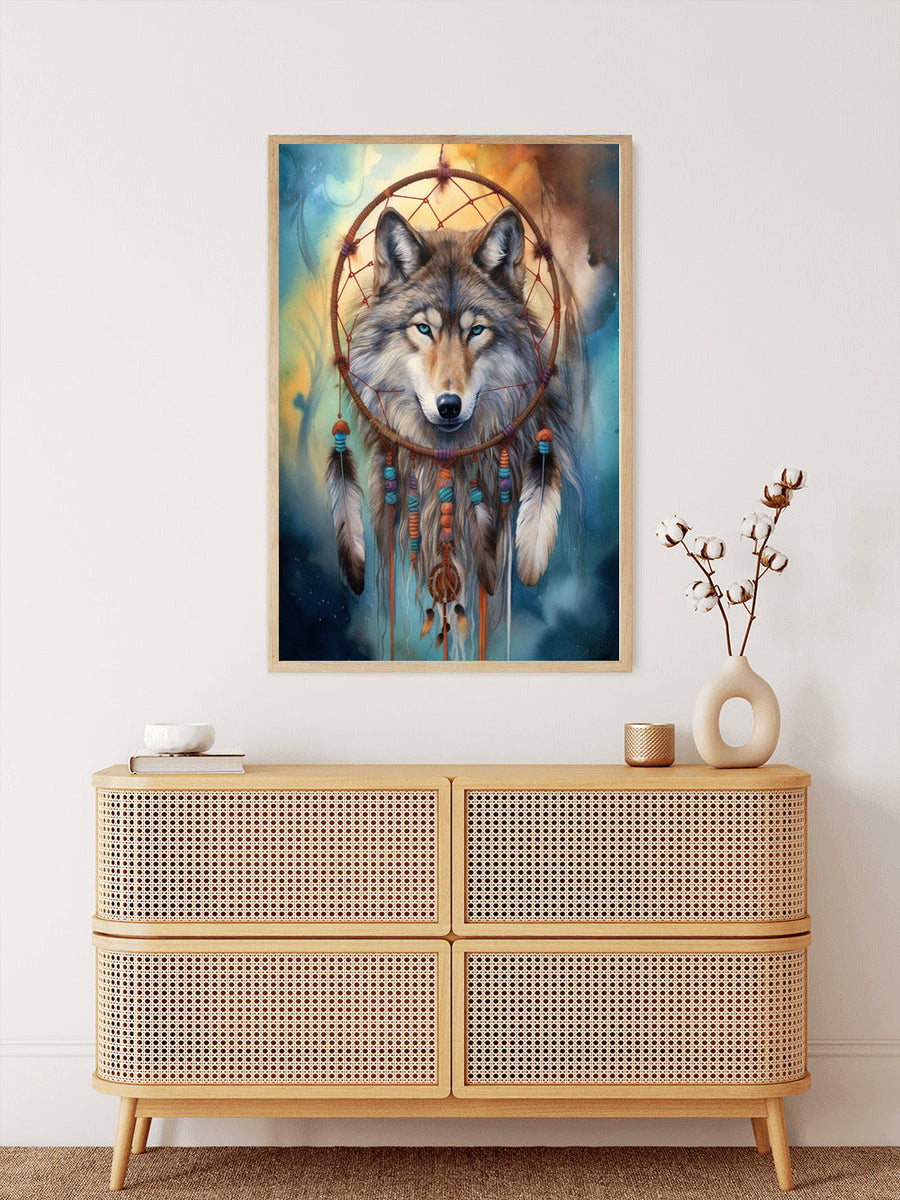 Wolf, Mystery - Malen nach Zahlen