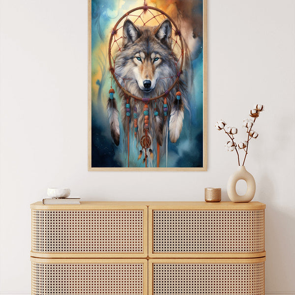 Wolf, Mystery - Malen nach Zahlen