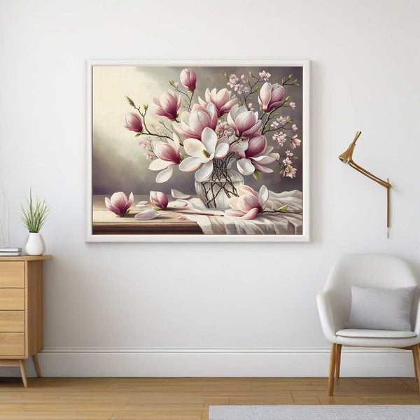 Magnolia Blume – Malen nach Zahlen