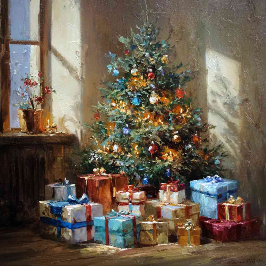Malen nach Zahlen - Festlicher Zauber, Geschenkezauber