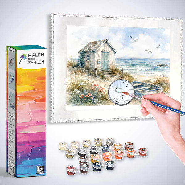 Malen nach Zahlen - Sommerträume am Meer