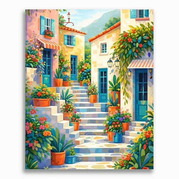 Malen nach Zahlen - Sonnengeküsste Idylle