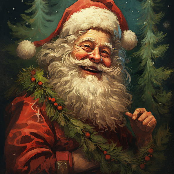 Weihnachtsmann - Malen nach Zahlen