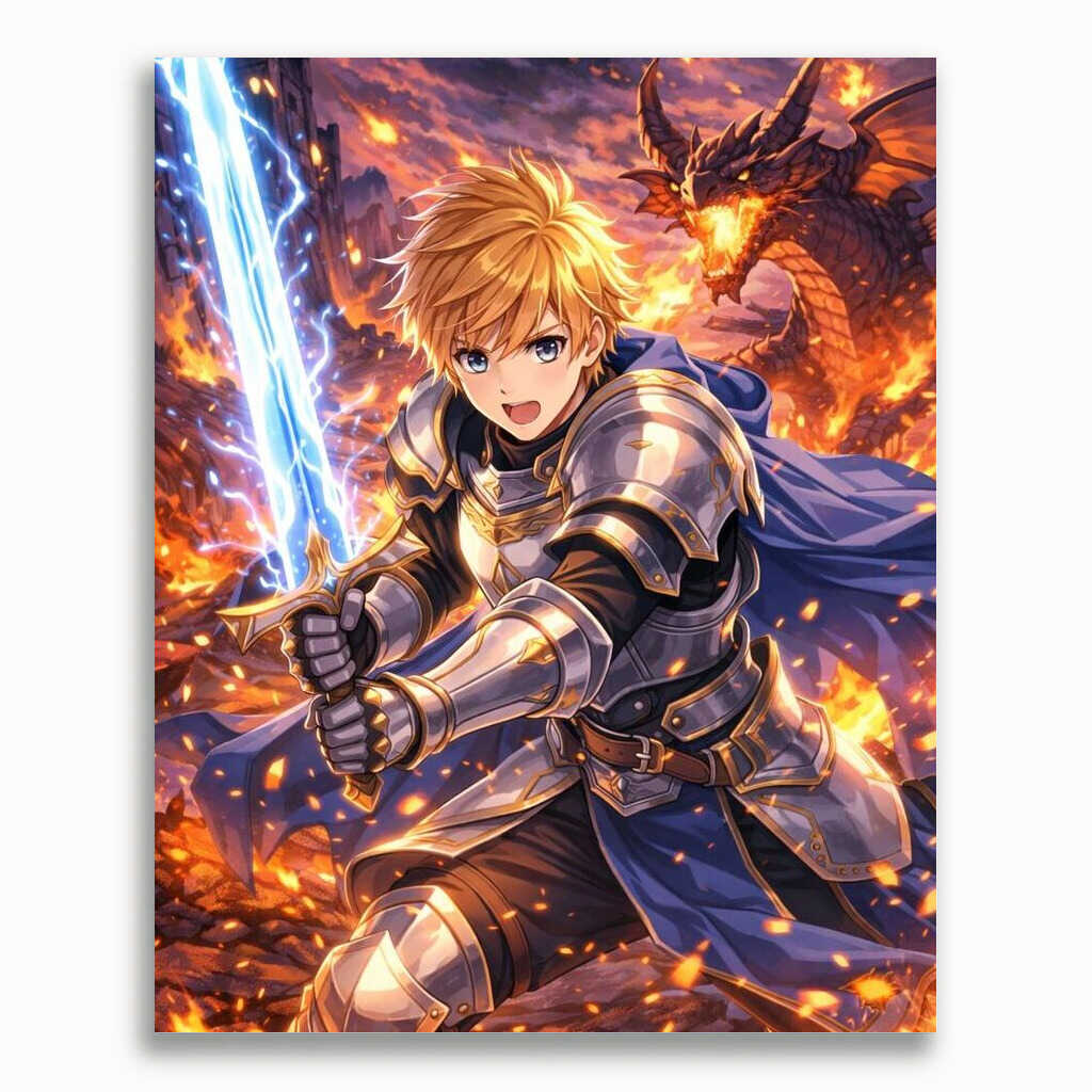 Malen nach Zahlen - Der Flammenschwur, Heroische Entschlossenheit