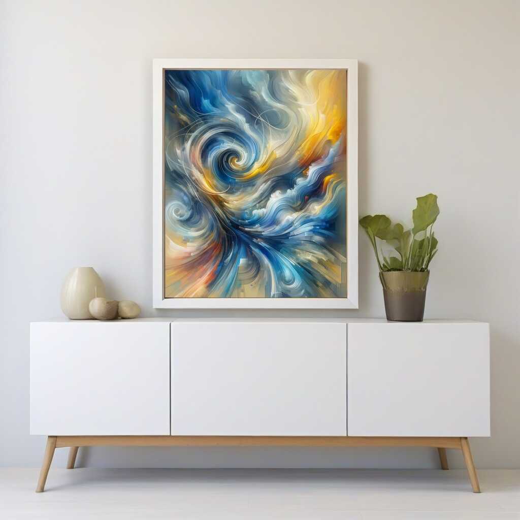 Abstrakte Malerei  – Malen nach Zahlen