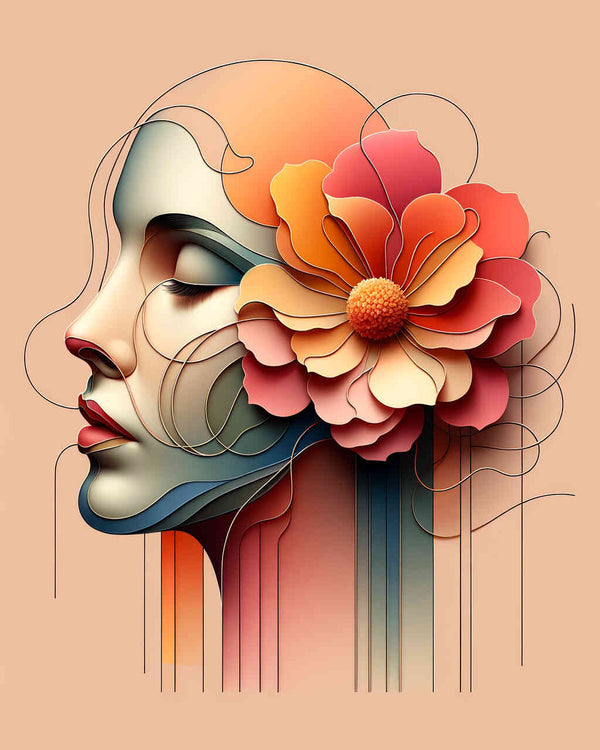 Malen nach Zahlen - Duftende Blume