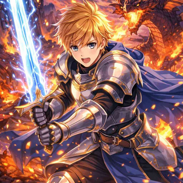 Malen nach Zahlen - Der Flammenschwur, Heroische Entschlossenheit