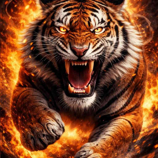 Malen nach Zahlen - Im Feuer entfesselt