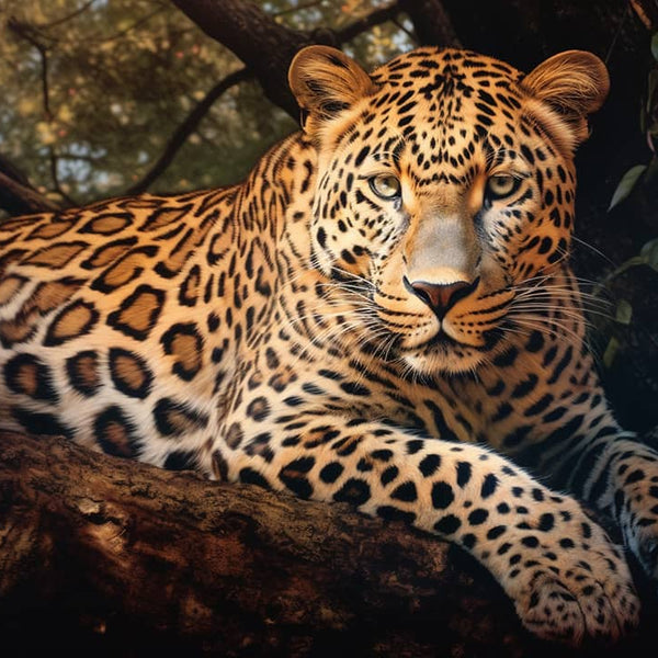 Leopard - Malen nach Zahlen