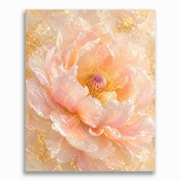 Malen nach Zahlen - Goldene Blüte der Morgenröte