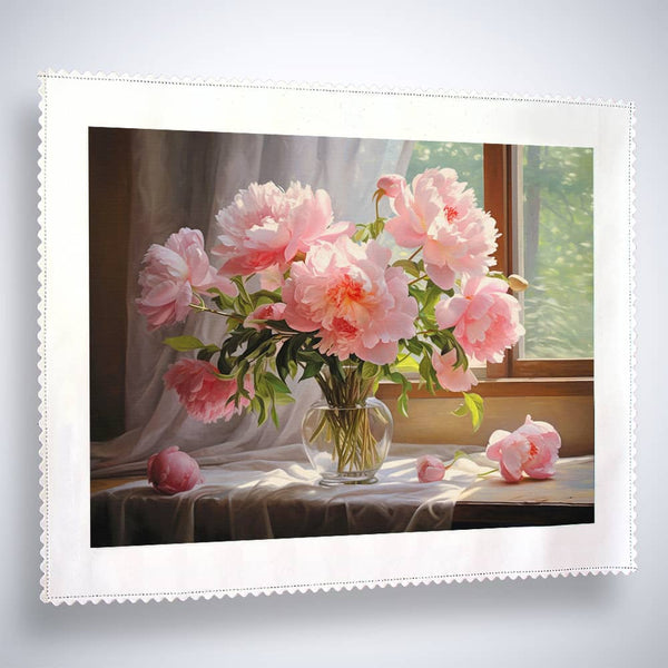 Blumen, Rosa - Malen nach Zahlen
