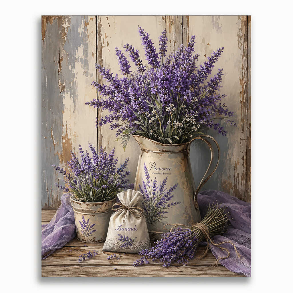 Malen nach Zahlen - Lavendelträume der Provence