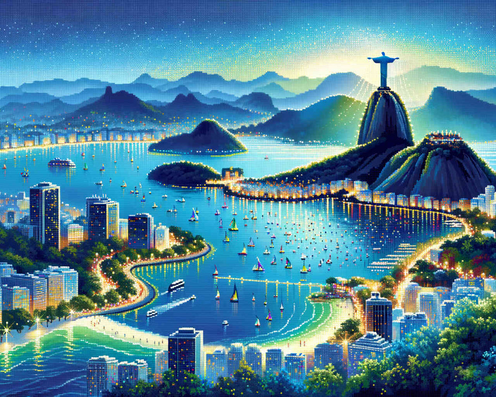 Rio de Janeiro – Malen nach Zahlen