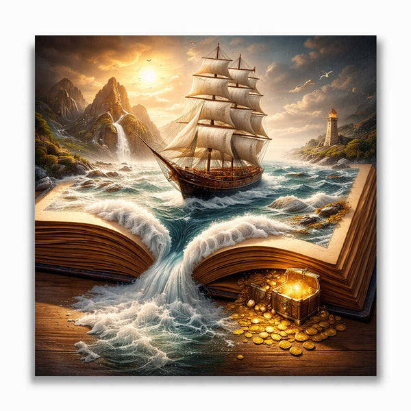 Malen nach Zahlen - Das Abenteuer Erwacht, Buchschiff