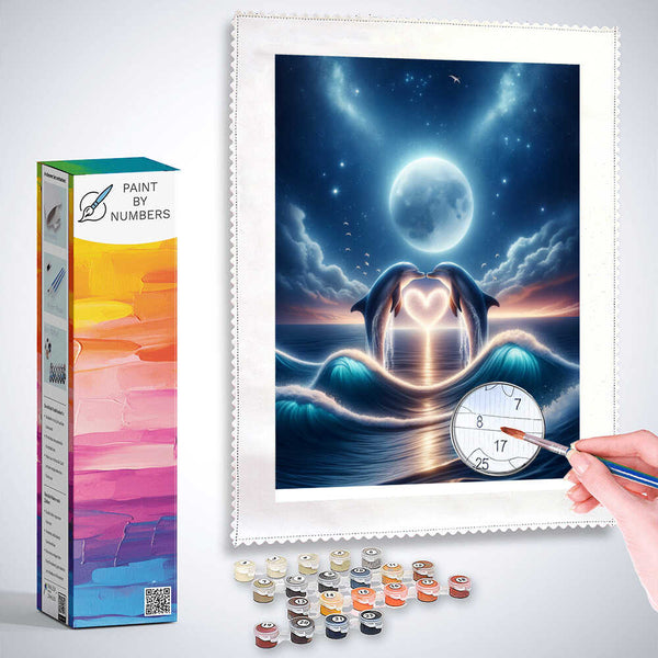 Malen nach Zahlen - Delphine Herz