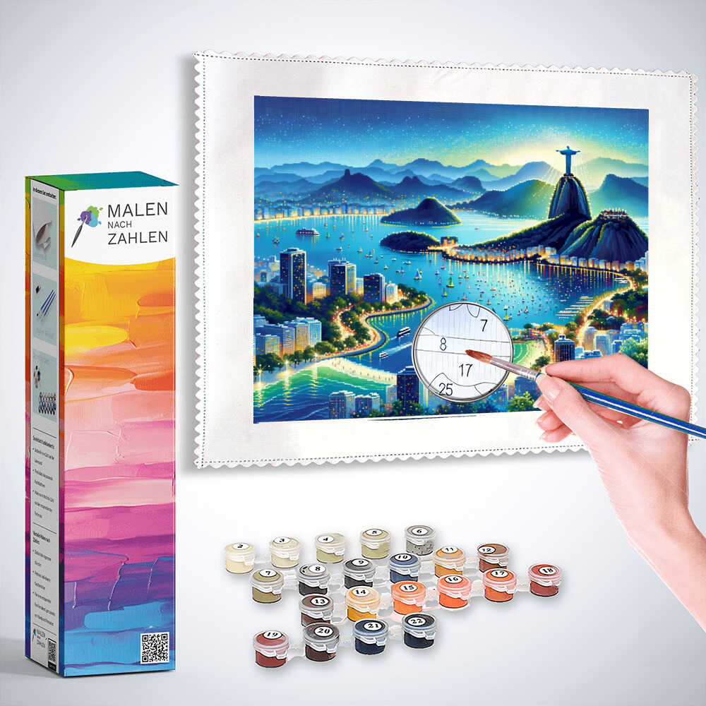 Rio de Janeiro – Malen nach Zahlen