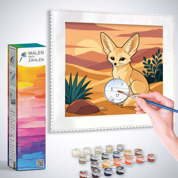 Malen nach Zahlen - Zauber der Wüste