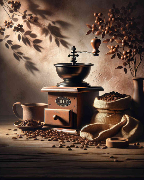 Kaffeemühle – Malen nach Zahlen