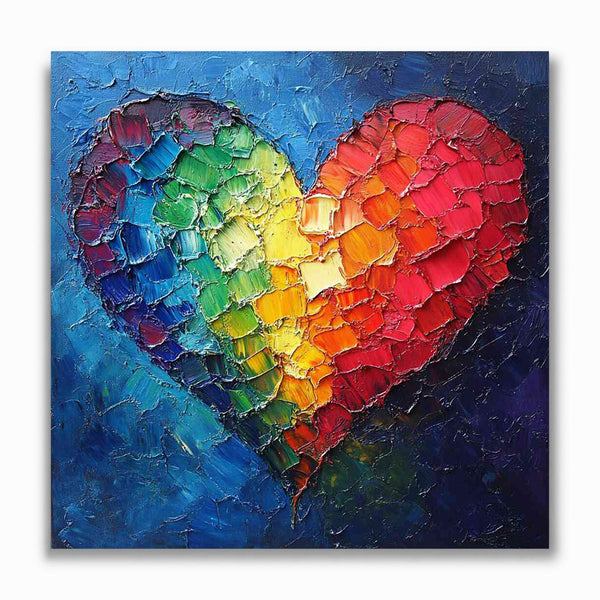 Malen nach Zahlen - Farben des Herzens