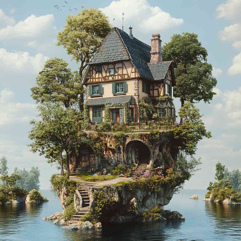 Malen nach Zahlen - Insel der Träume, Haus