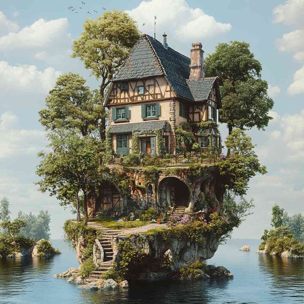 Malen nach Zahlen - Insel der Träume, Haus