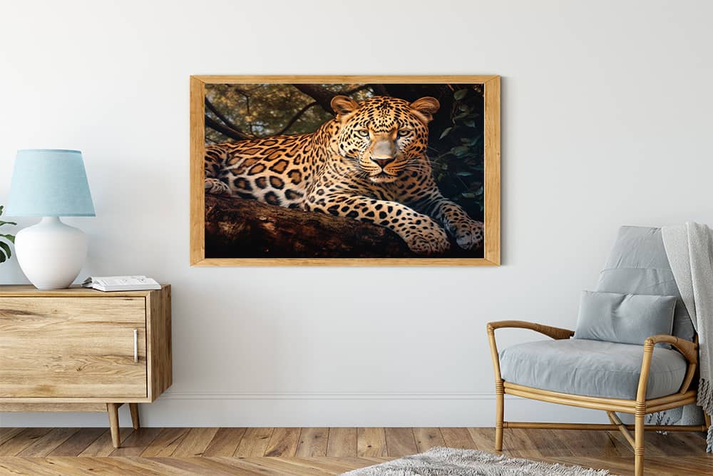 Leopard - Malen nach Zahlen