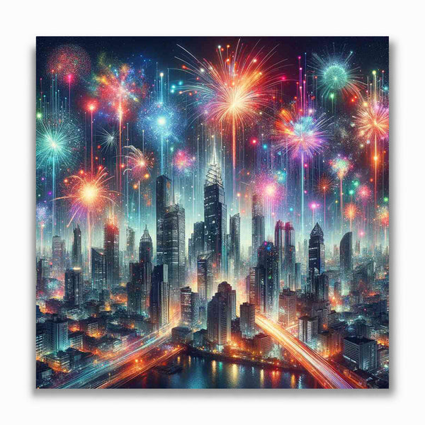 Malen nach Zahlen - Feuerwerk der Gefühle