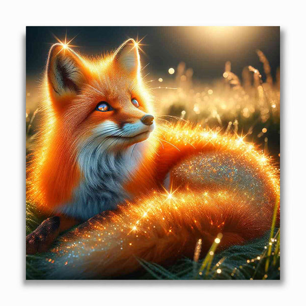 Malen nach Zahlen - Funkelnde Träume vom Fuchs