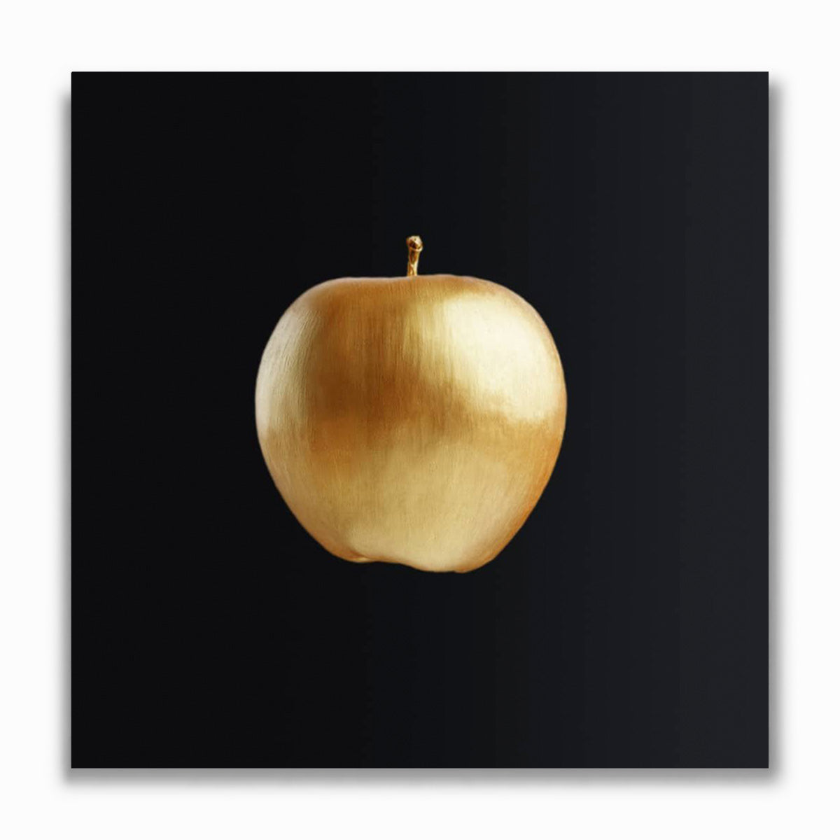 Goldener Apfel, fällt - Malen nach Zahlen