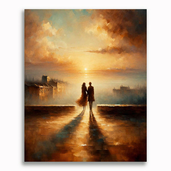 Hand in Hand, Dach - Malen nach Zahlen