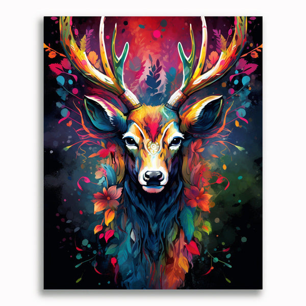 Hirsch, Mysteriös - Malen nach Zahlen