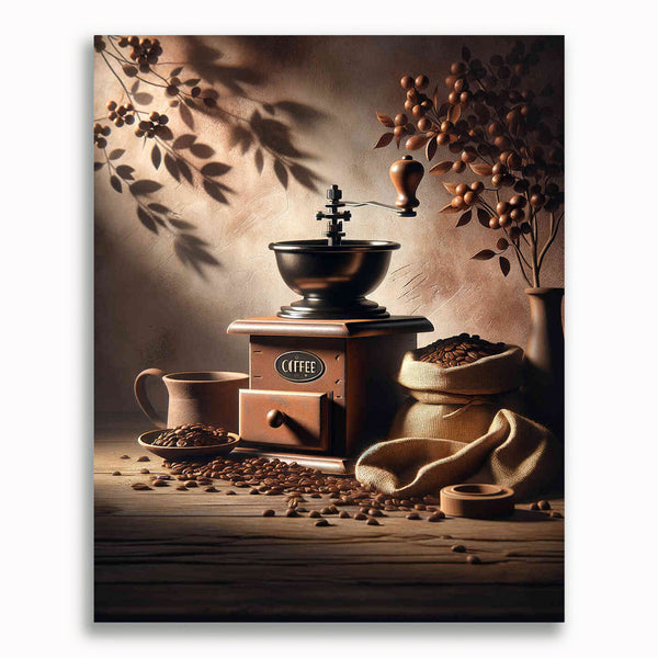 Kaffeemühle – Malen nach Zahlen