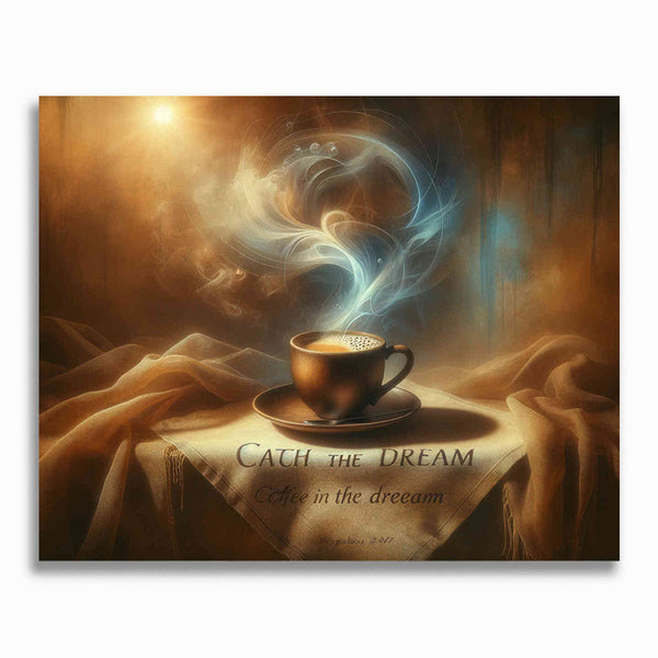 Kaffee im Traum- Malen nach Zahlen