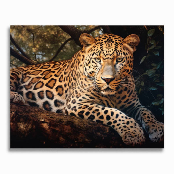 Leopard - Malen nach Zahlen