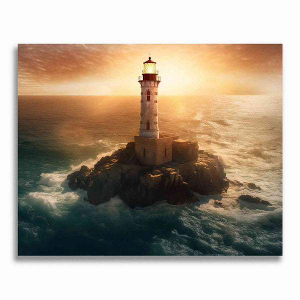 Malen nach Zahlen - Leuchtturm des Erwachens