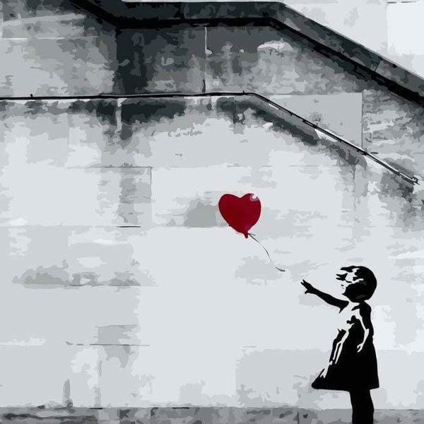 Mädchen mit Ballon, Banksy - Banksy