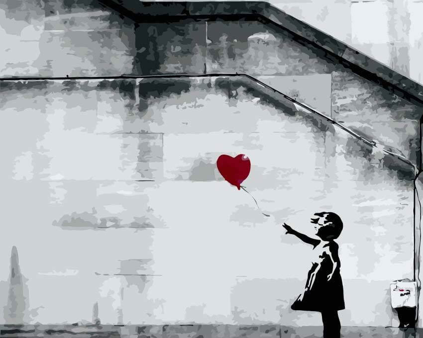 Mädchen mit Ballon, Banksy - Banksy
