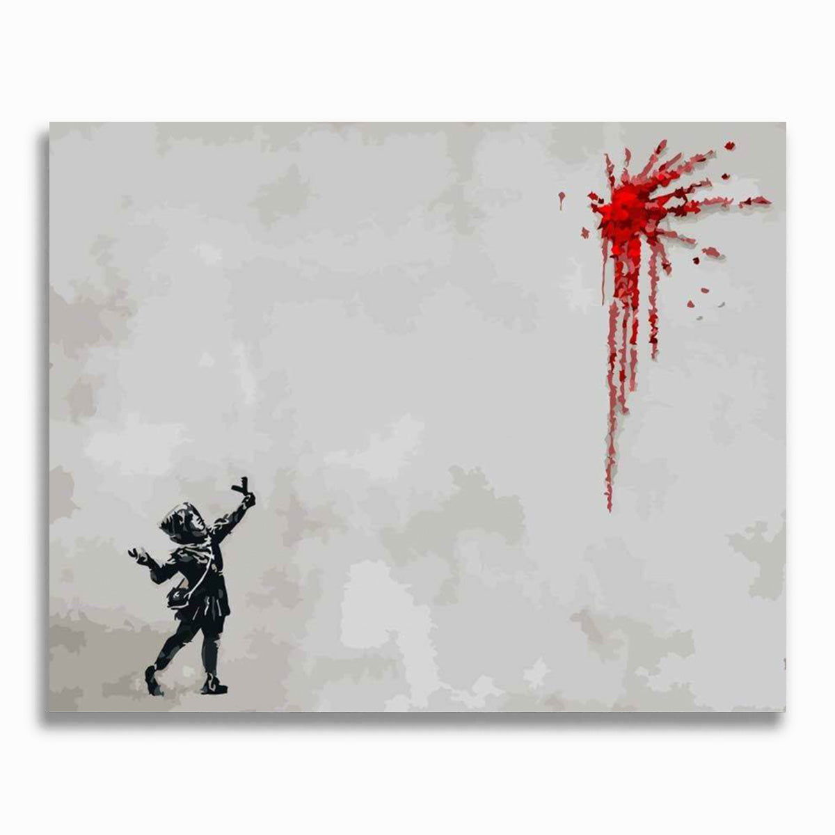 Mädchen mit Kutschi, Banksy - Banksy