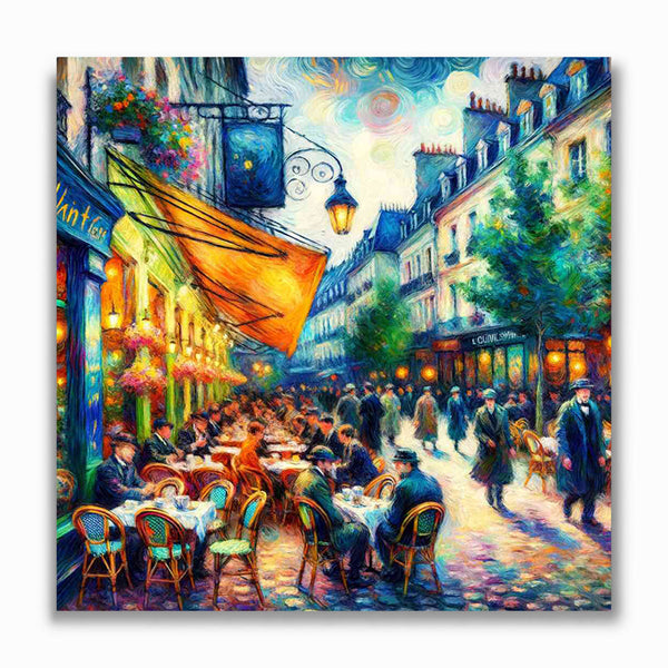 Malen nach Zahlen - Abendflüstern auf der Terrasse