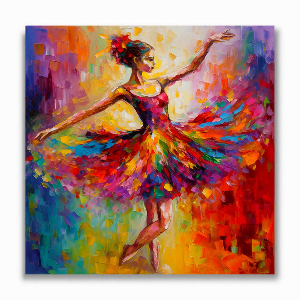 Malen nach Zahlen - Abstrakter Tanz