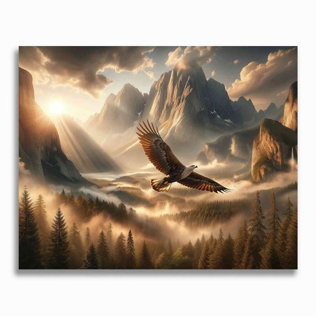 Malen nach Zahlen - Adler Ausflug