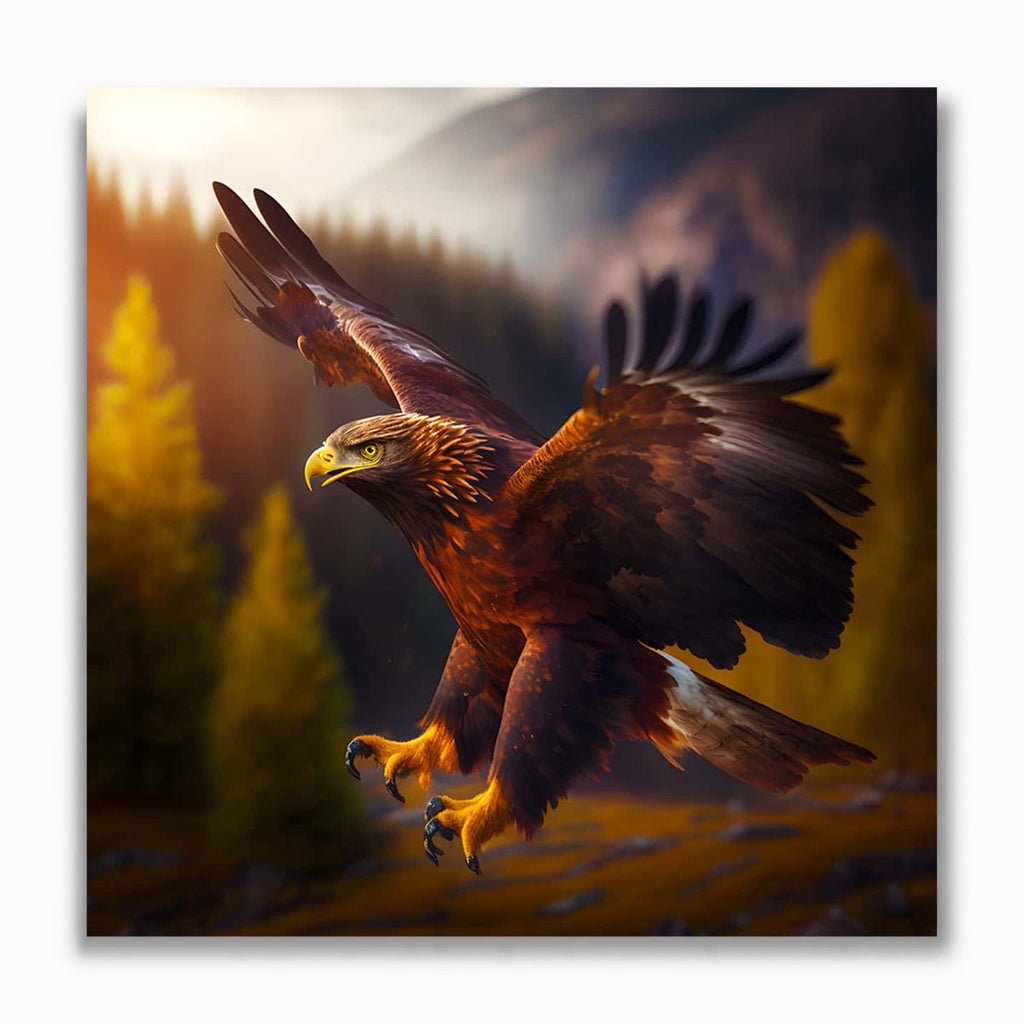 Malen nach Zahlen - Adler seitlich