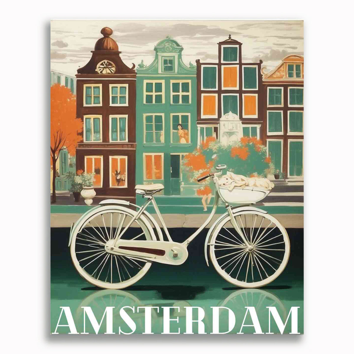 Malen nach Zahlen - Amsterdams Idyll