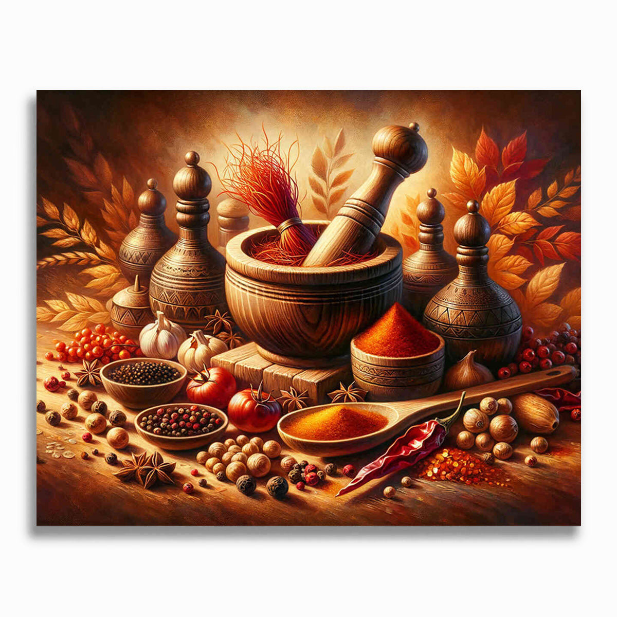 Malen nach Zahlen - Außergewöhnliche Gewürze